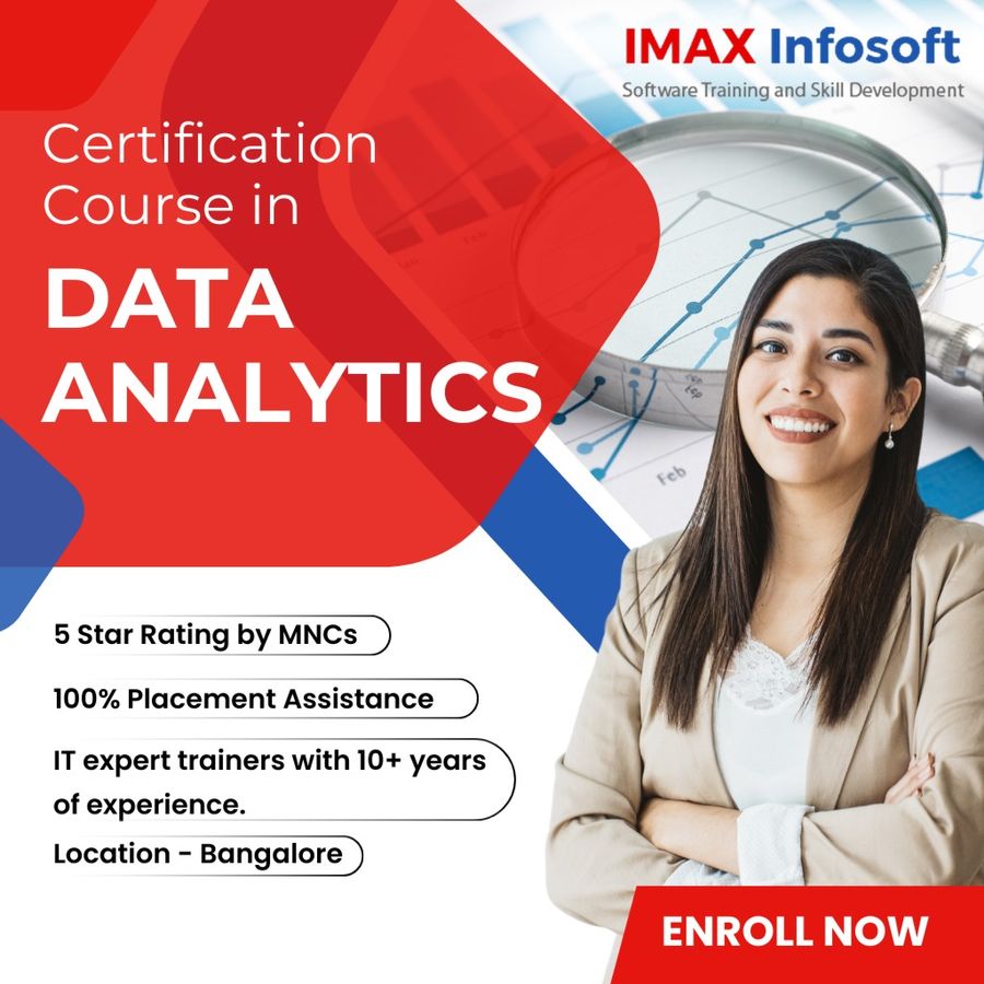 Join Certification Course in Data Analytics at IMAX Infosoft, Bengaluru/Bangalore