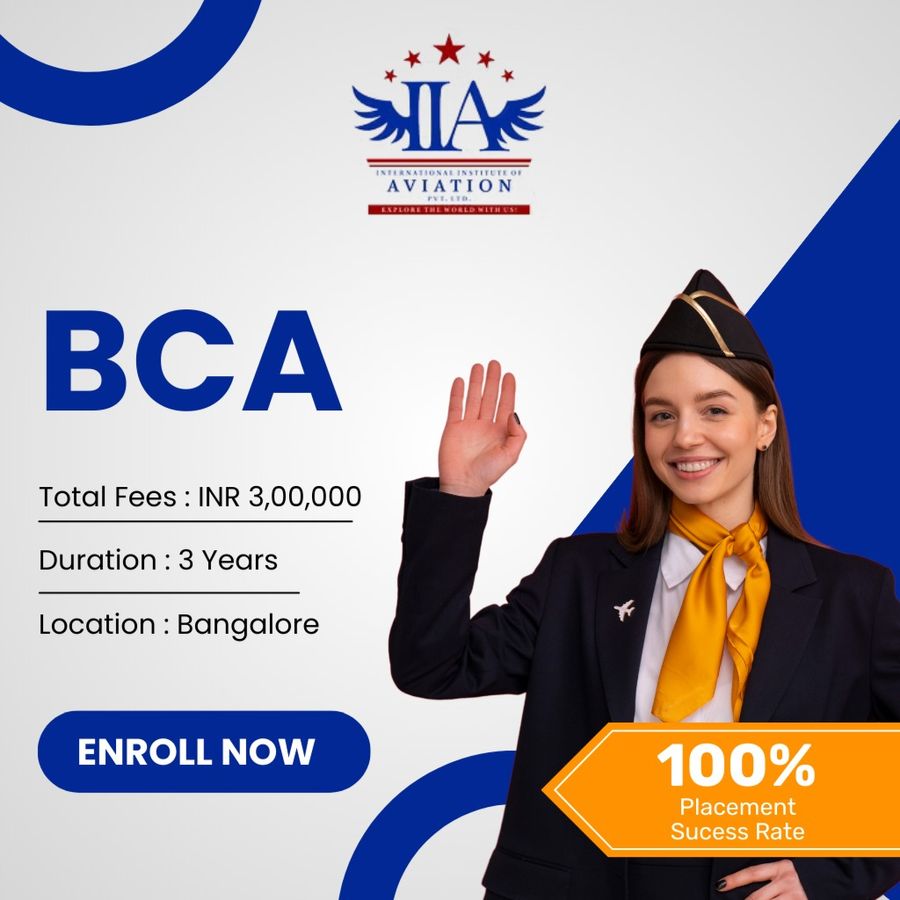 Admission Open for BCA  at International Institute of Aviation Pvt Ltd, Bengaluru/Bangalore