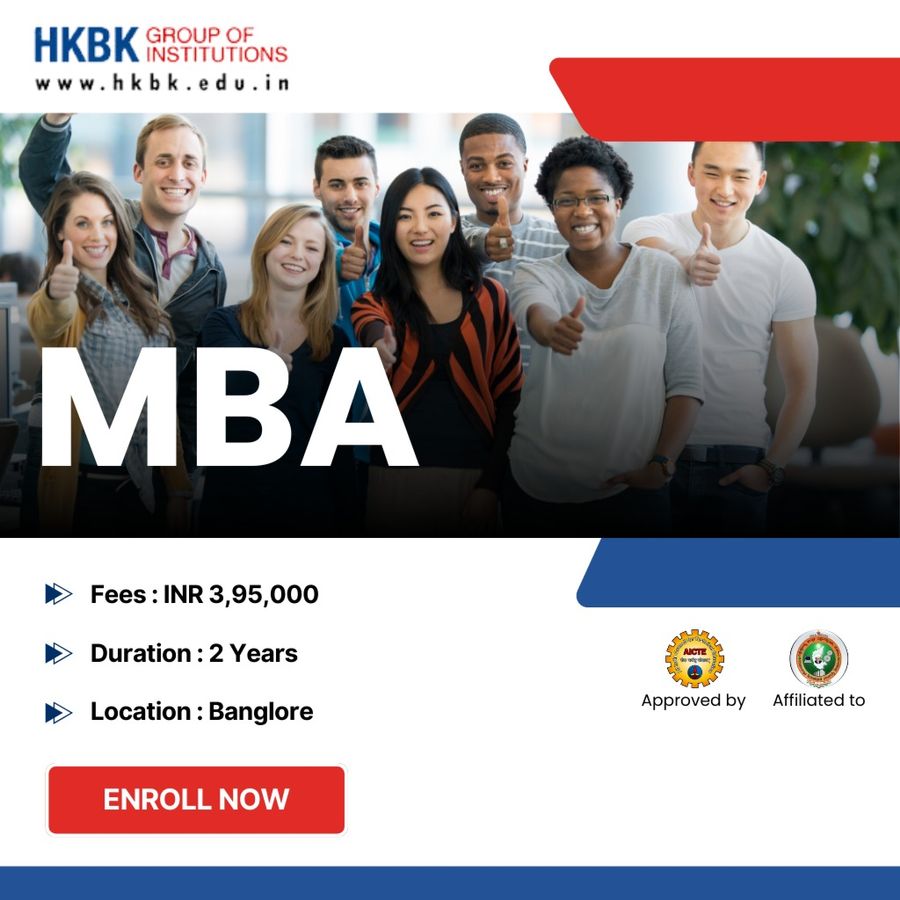 Admission Open for MBA at HKBK Group of Institutions, Bengaluru/Bangalore