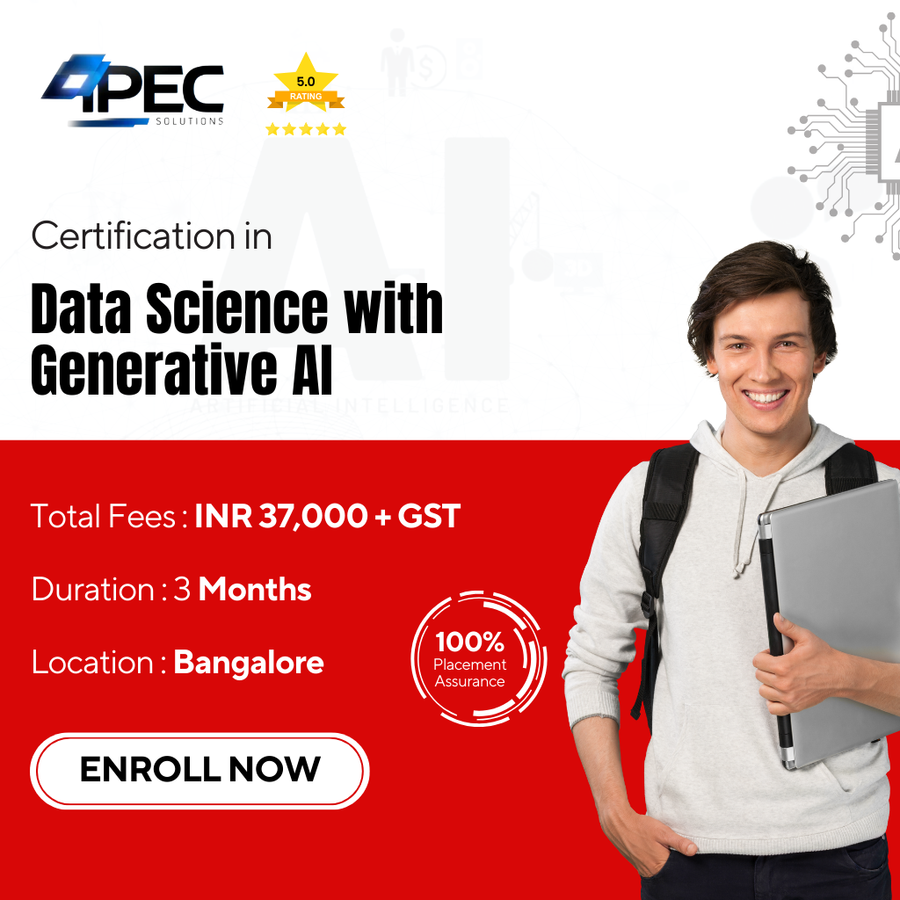 Certification in Data Science with Generative AI at iPEC Solutions Pvt Ltd, Bengaluru/Bangalore