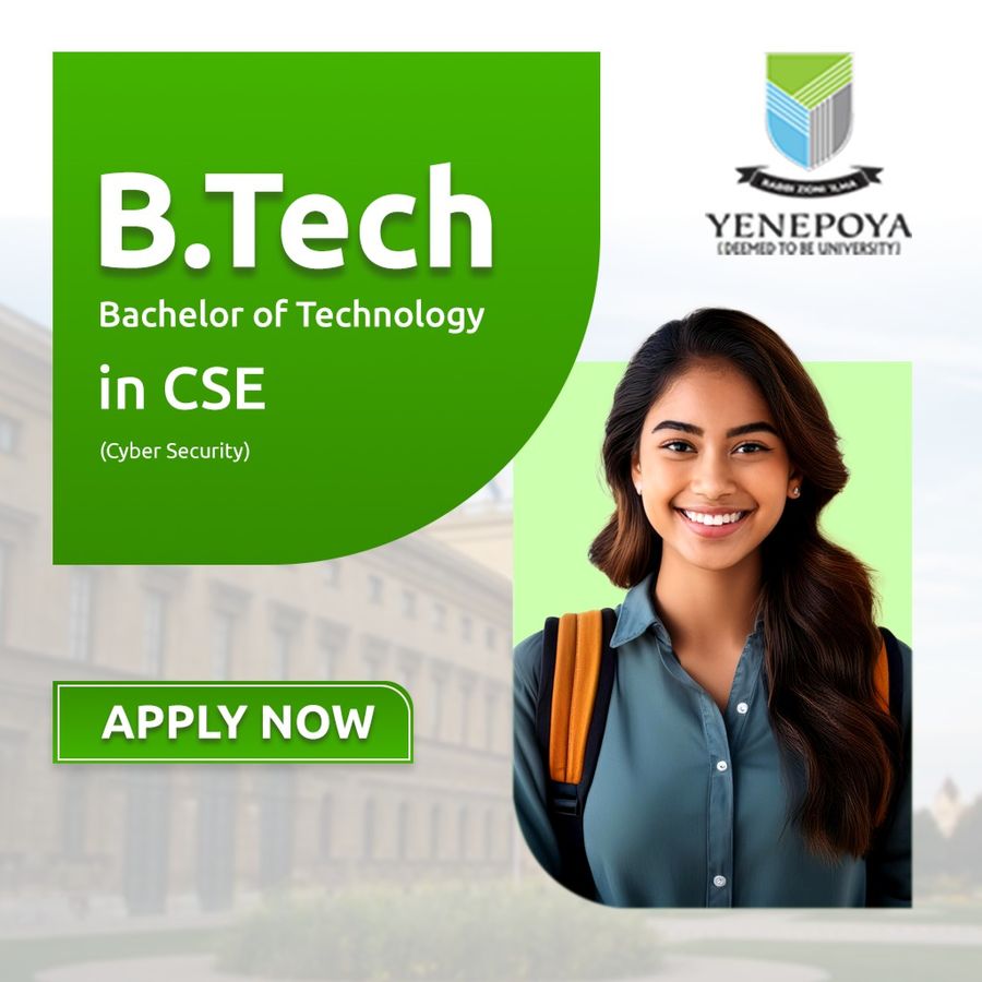 Join B.Tech in CSE (Cyber Security) - Microsoft at Yenepoya (Deemed to be University), Mangalore