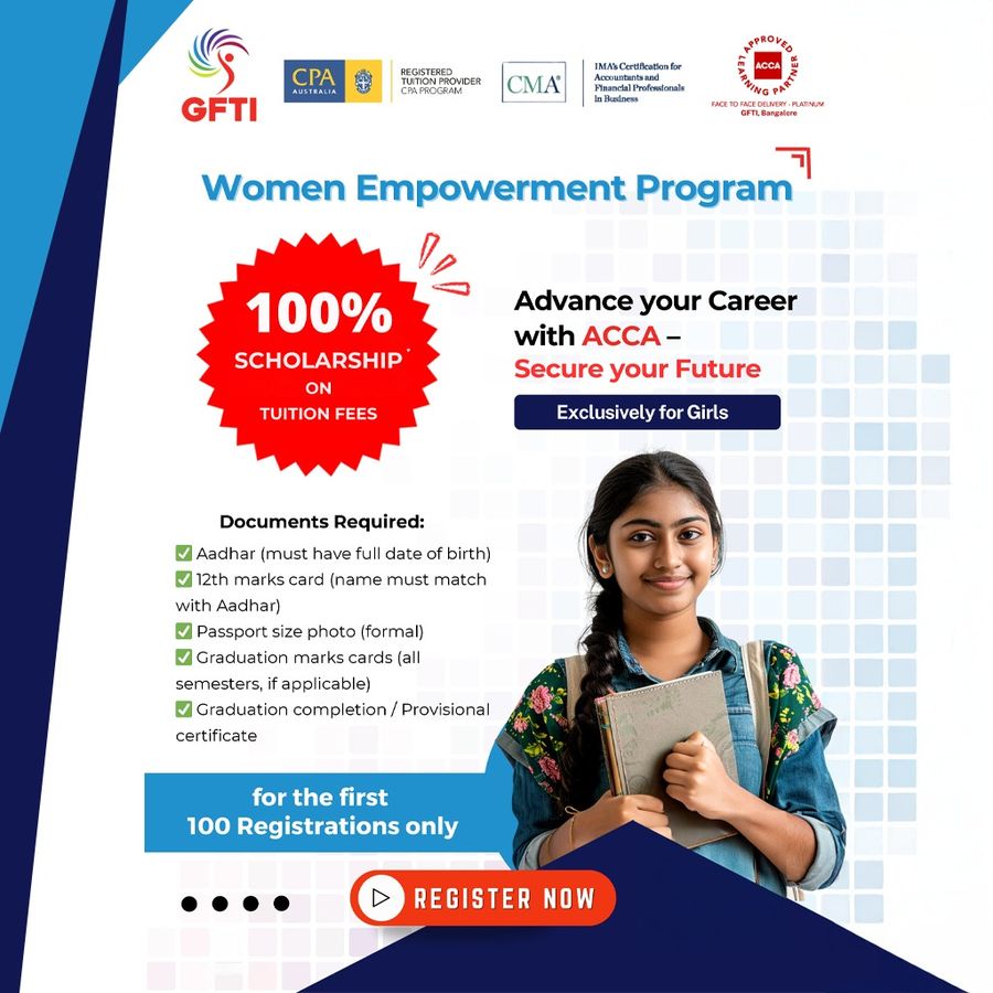 Join ACCA at GlobalFTI Private Limited, Bengaluru/Bangalore