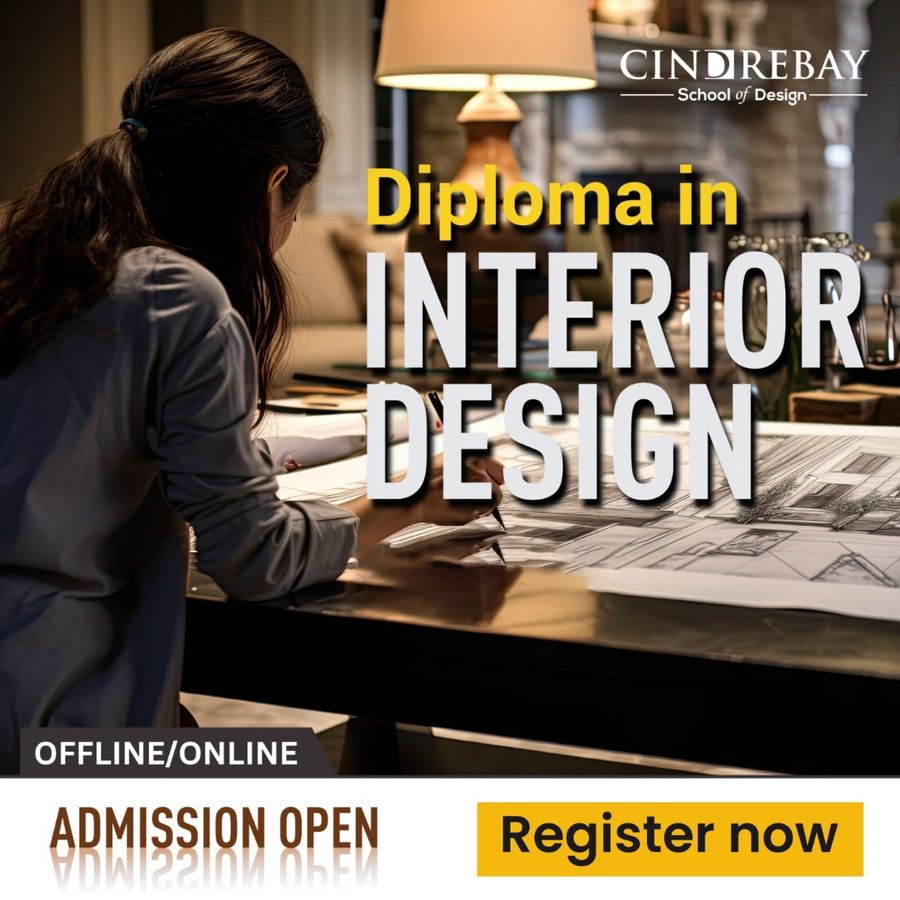 Join Diploma in Interior Design at Cindrebay - School of Design, Bengaluru/Bangalore
