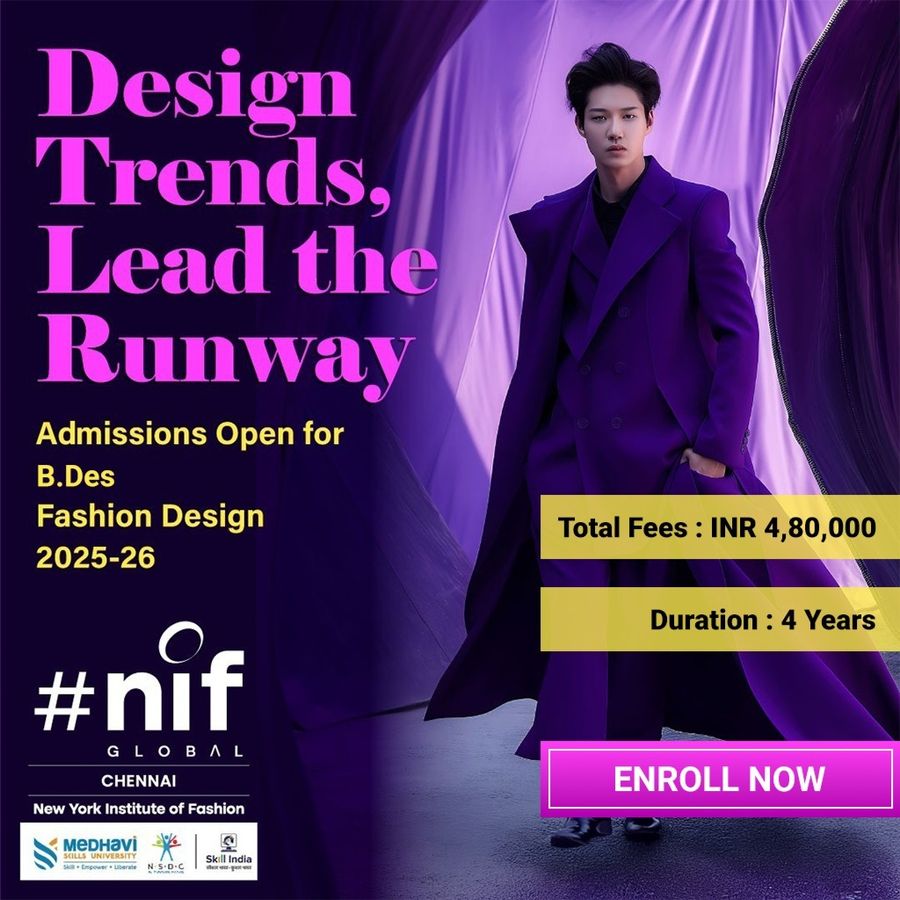 Join B.Des Fashion Design at NIF Global Chennai, Chennai