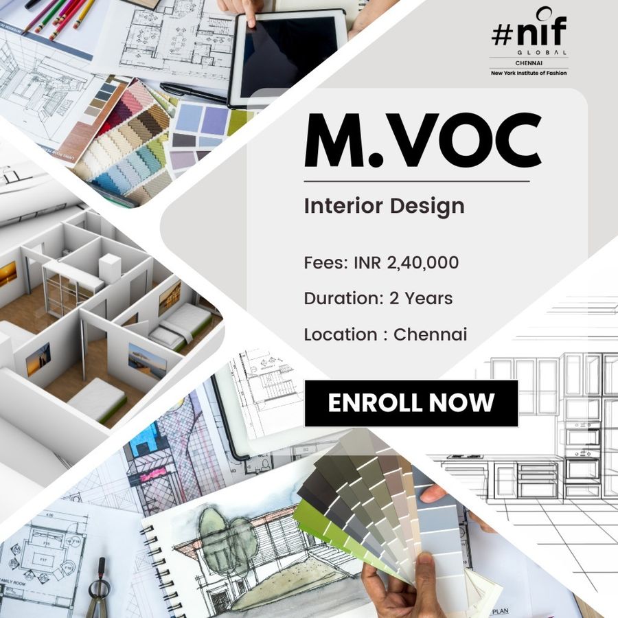 Join M.Voc Interior Design at NIF Global Chennai, Chennai