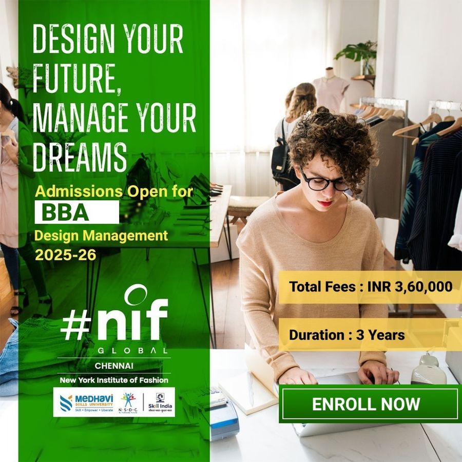 Join BBA in Design Management at NIF Global Chennai, Chennai