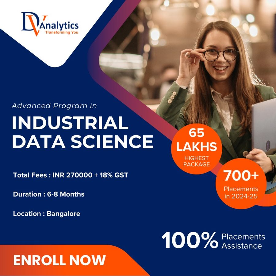 Advanced Program in Industrial Data Science -APIDS at DV Data & Analytics Bangalore Private Limited, Bengaluru/Bangalore