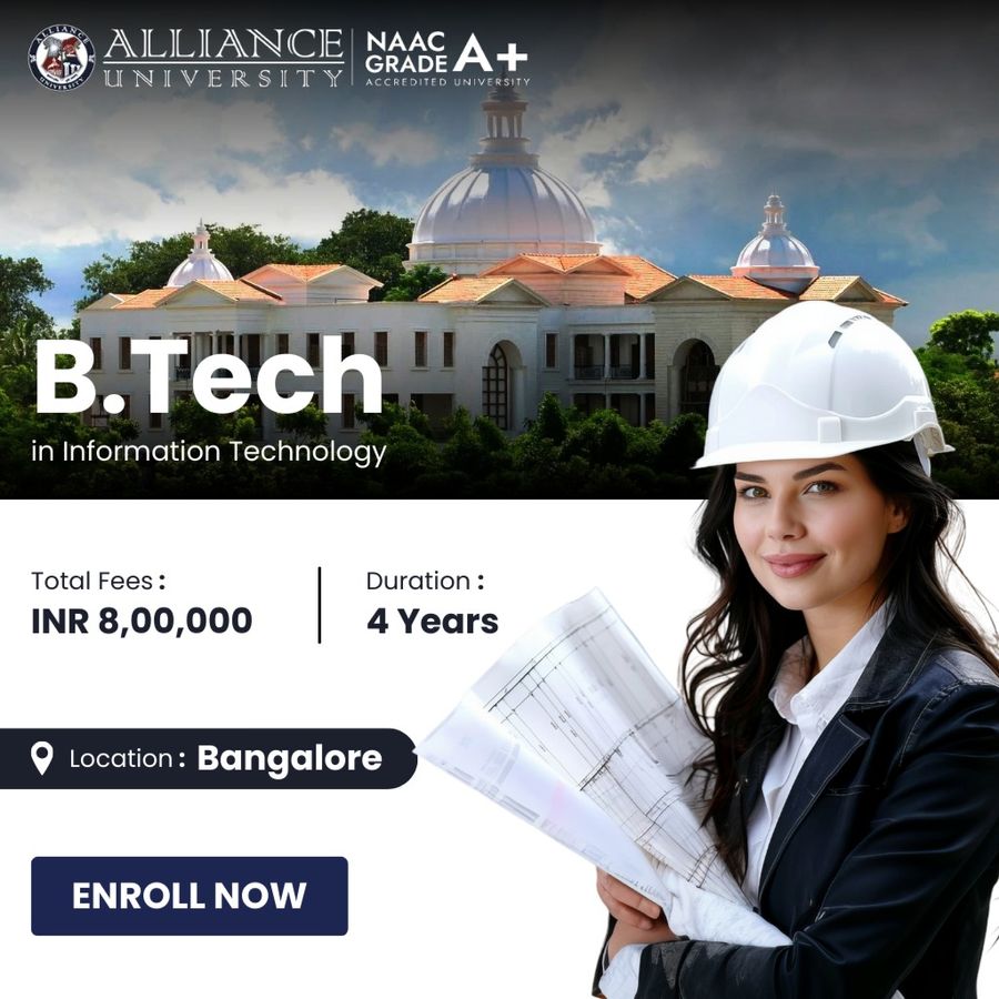 B.Tech in Civil Engineering at Alliance University, Bengaluru/Bangalore