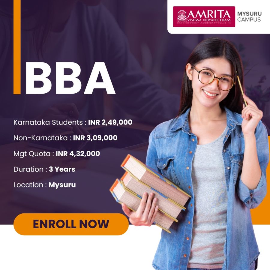 BBA at Amrita Vishwa Vidyapeetham, Mysore