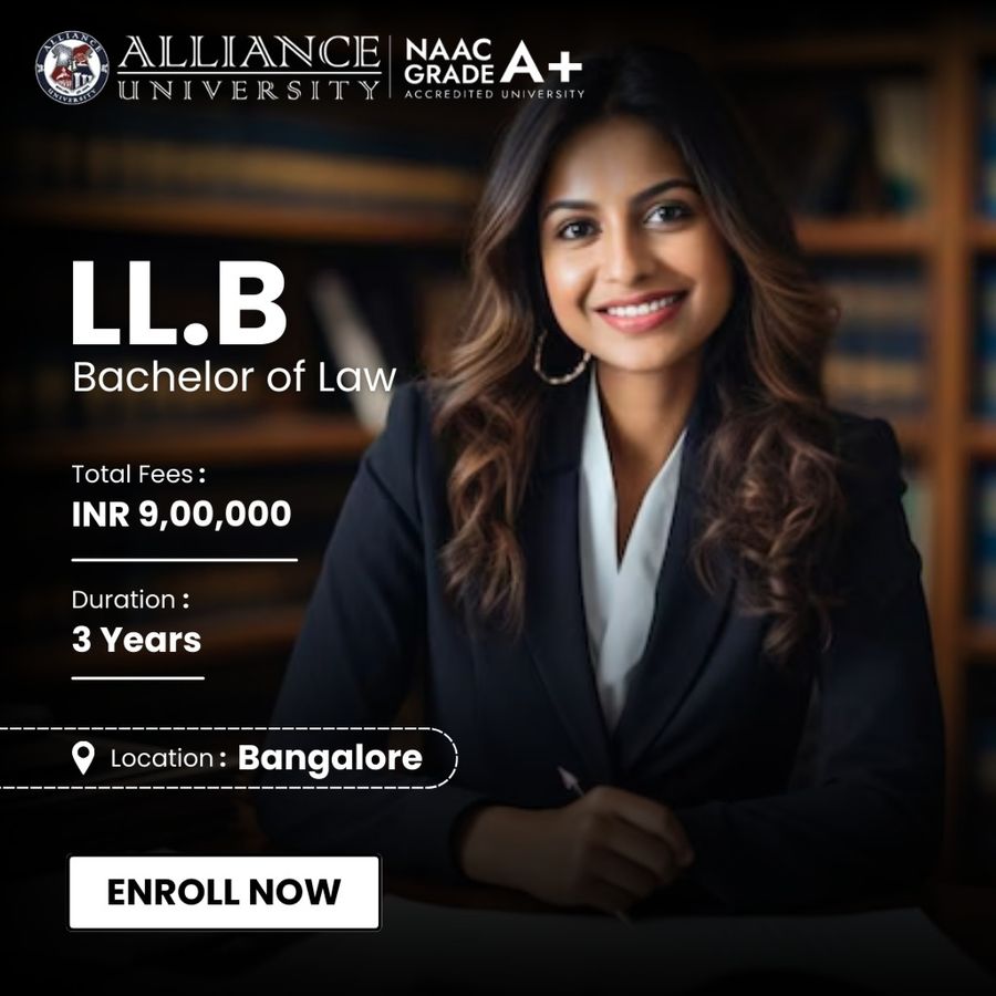 LL.B at Alliance University, Bengaluru/Bangalore