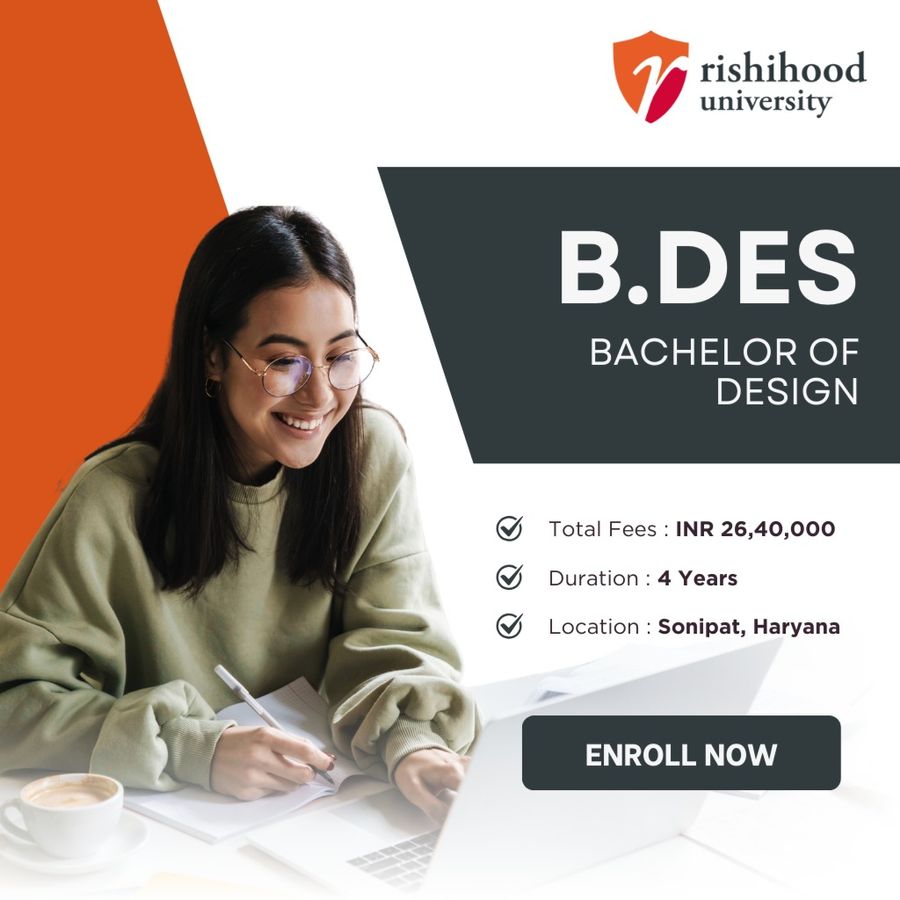 B.Des at Rishihood University, Haryana - Other