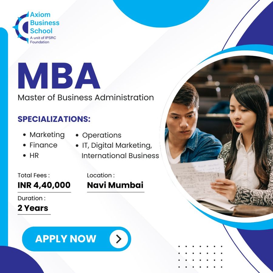 MBA at Axiom Business School, Mumbai (All Areas)