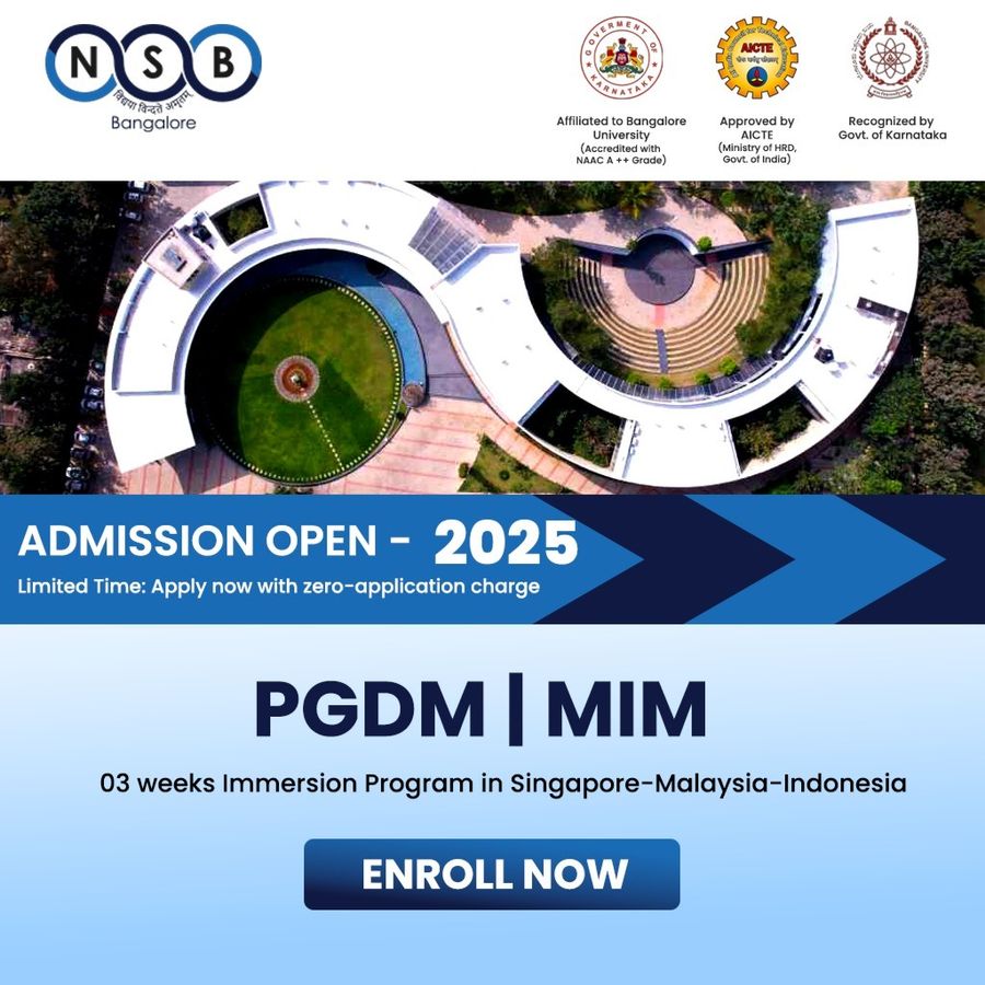 PGDM + MIM at NSB Bangalore, Bengaluru/Bangalore