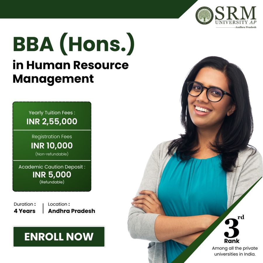 BBA (Hons.) in Human Resource Management at SRM University-AP, Andhra Pradesh - Other