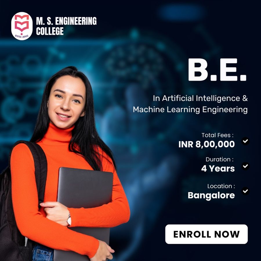 B.E. in AI and ML at M. S. Engineering College, Bengaluru/Bangalore