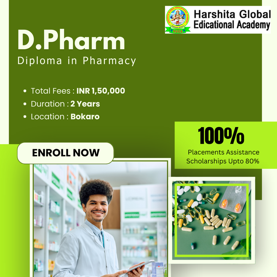 D.Pharm at Harshita Global Educational Academy (HGEA), Bokaro