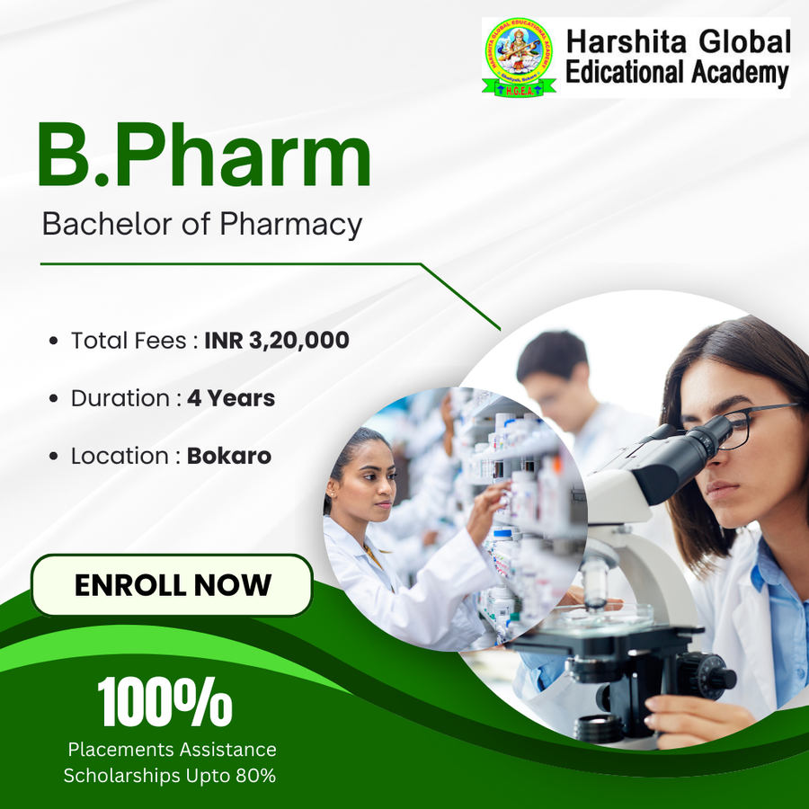 B.Pharm at Harshita Global Educational Academy (HGEA), Bokaro