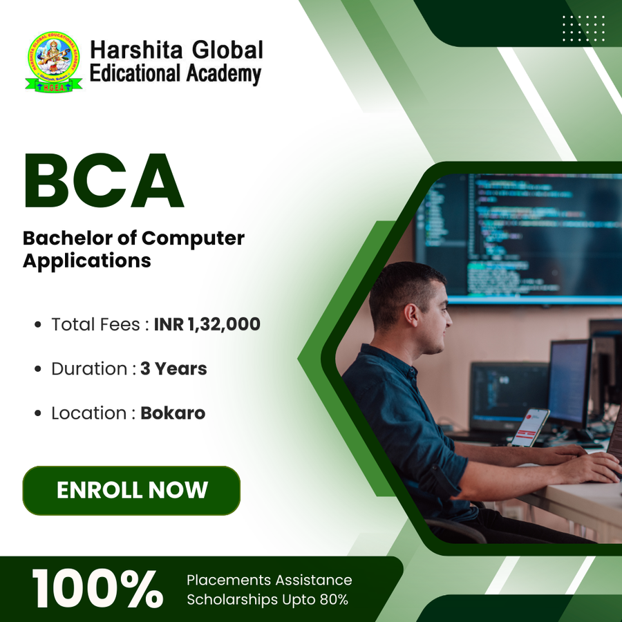 BCA at Harshita Global Educational Academy (HGEA), Bokaro