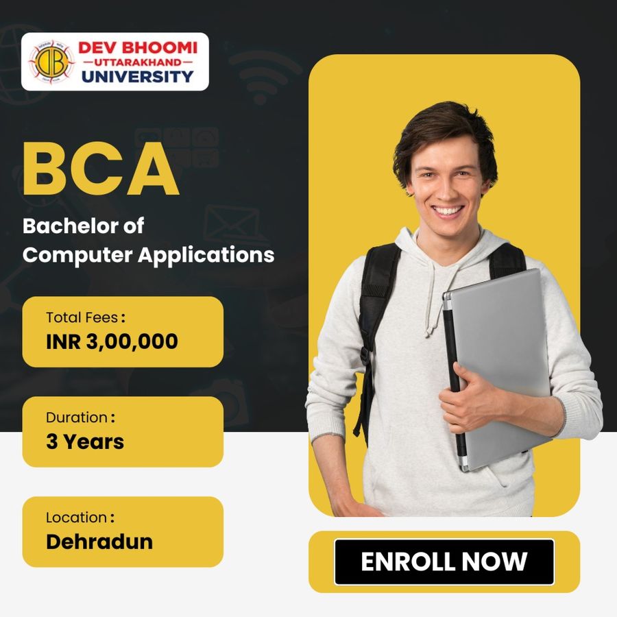 BCA at Dev Bhoomi Uttrakhand University, Dehradun