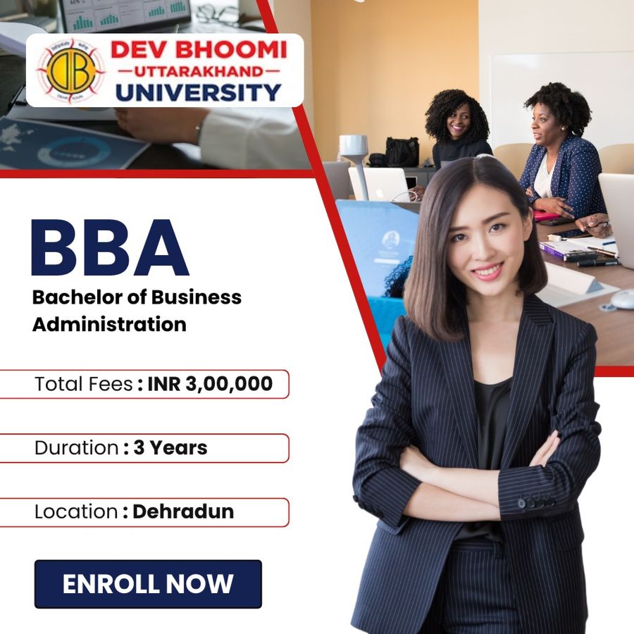 BBA at Dev Bhoomi Uttrakhand University, Dehradun