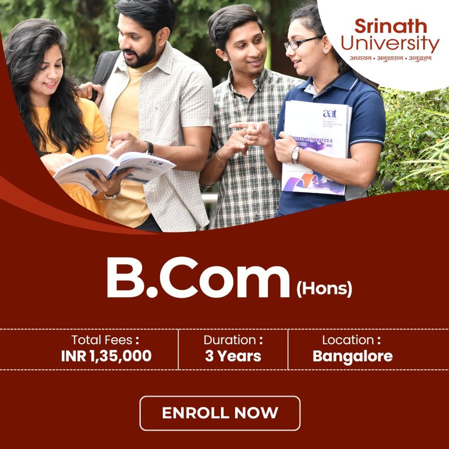 B.Com (Hons.) at Srinath University, Jamshedpur