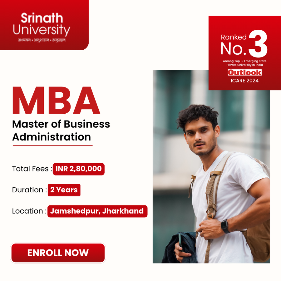 MBA at Srinath University, Jamshedpur