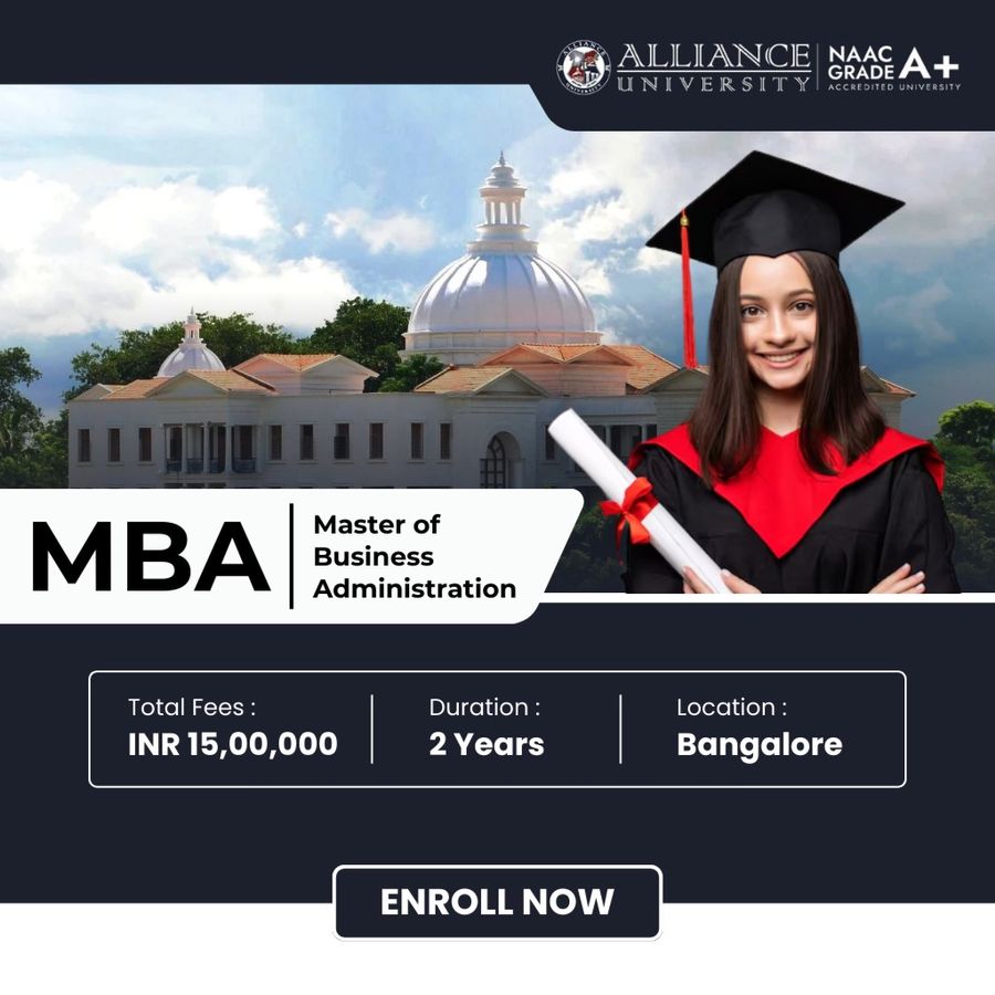 MBA at Alliance university, Bengaluru/Bangalore