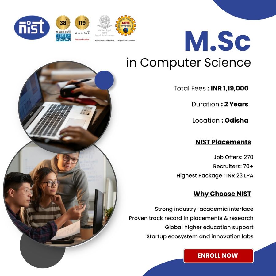 M.Sc in Computer Science at NIST University, Orissa - Other