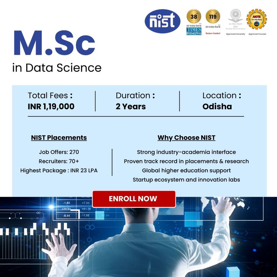 M.Sc in Data Science at NIST University, Orissa - Other