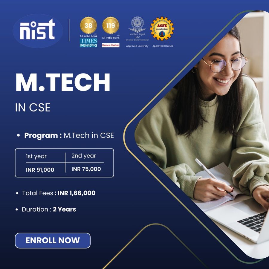 M.Tech in CSE  at NIST University, Orissa - Other