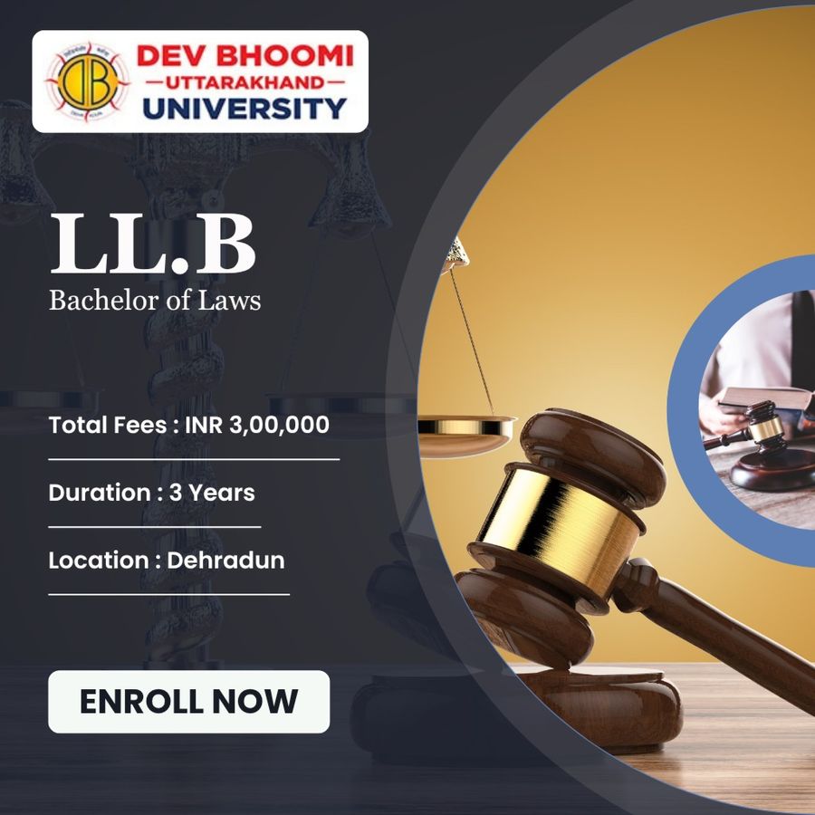 LLB at Dev Bhoomi Uttrakhand University, Dehradun