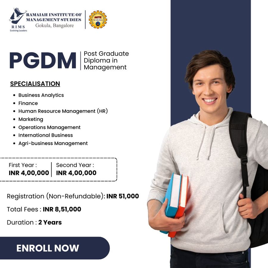 PGDM at Ramaiah Institute of Management Studies, Bengaluru/Bangalore