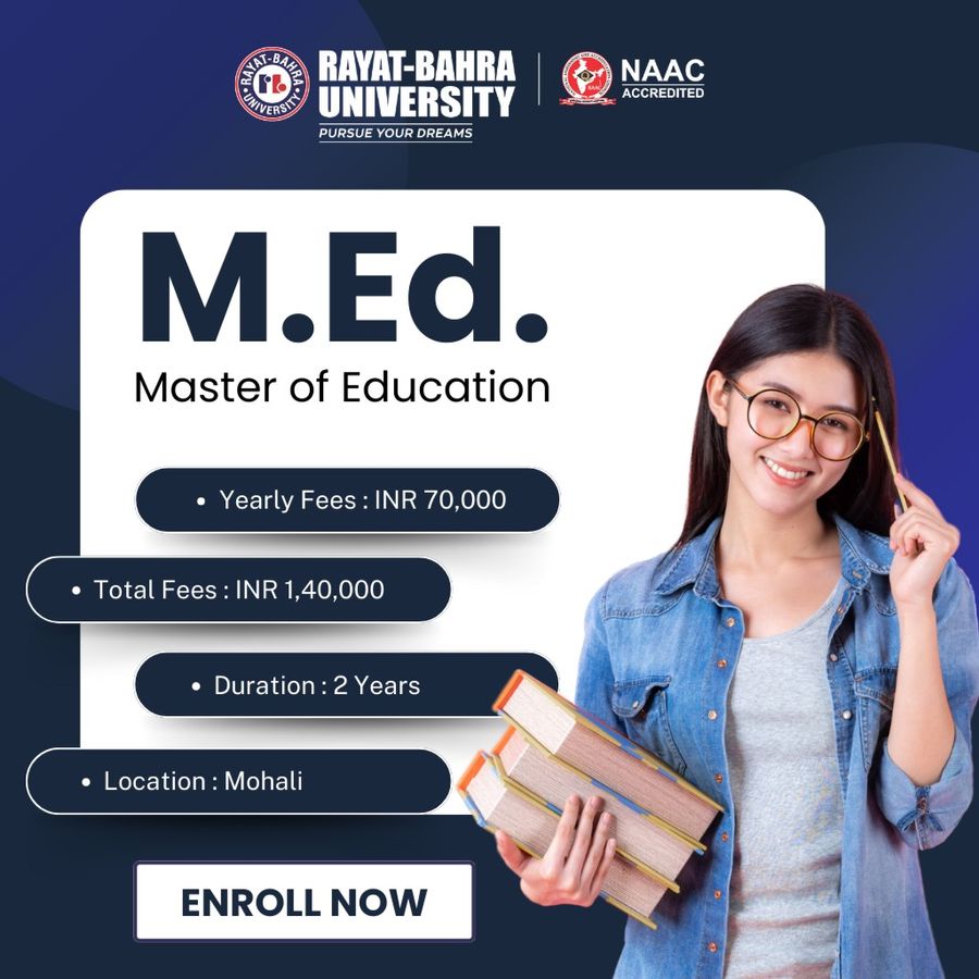 M.Ed. at Rayat Bahra University , Mohali