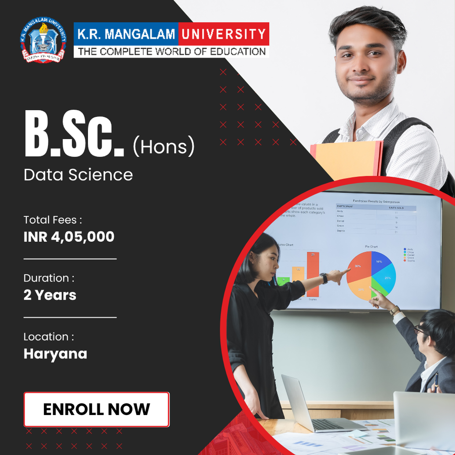 B.Sc. (Hons.) Data Science at K.R. Mangalam University, Haryana - Other