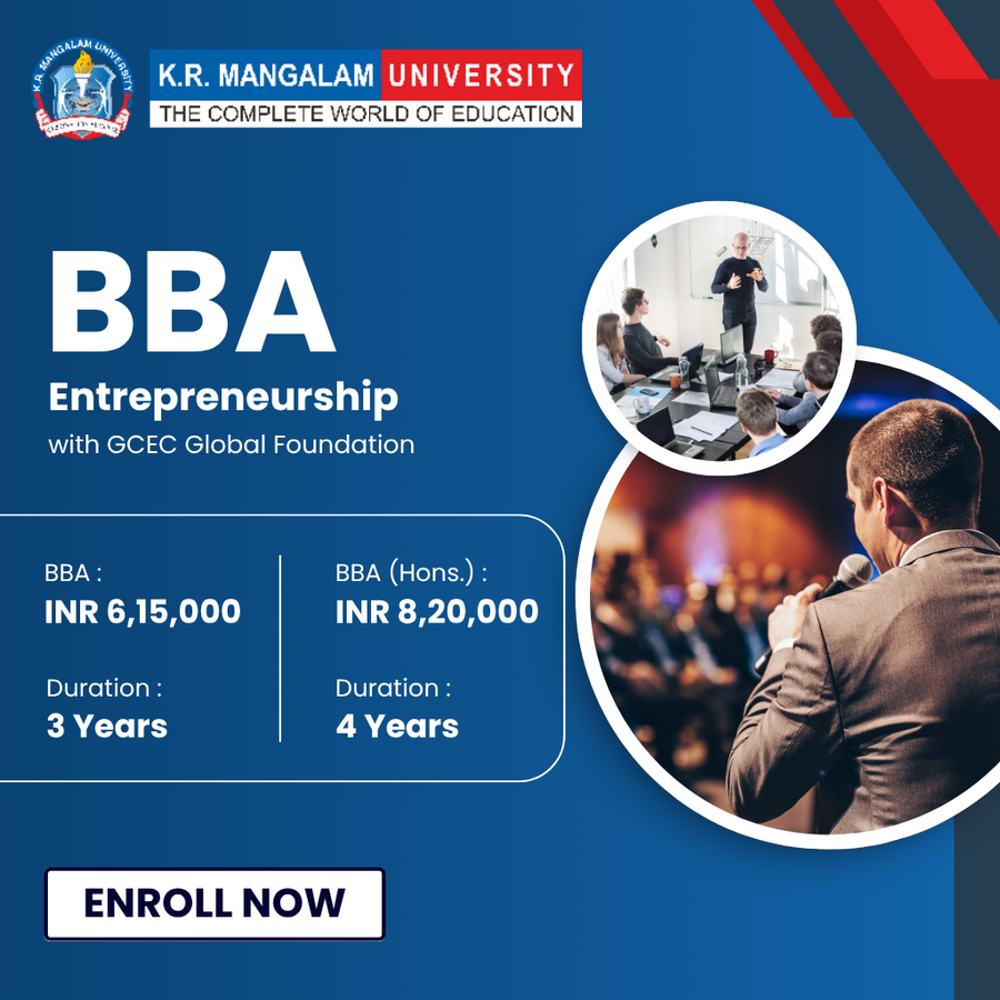 BBA (Entrepreneurship) with GCEC Global Foundation at K.R. Mangalam University, Haryana - Other