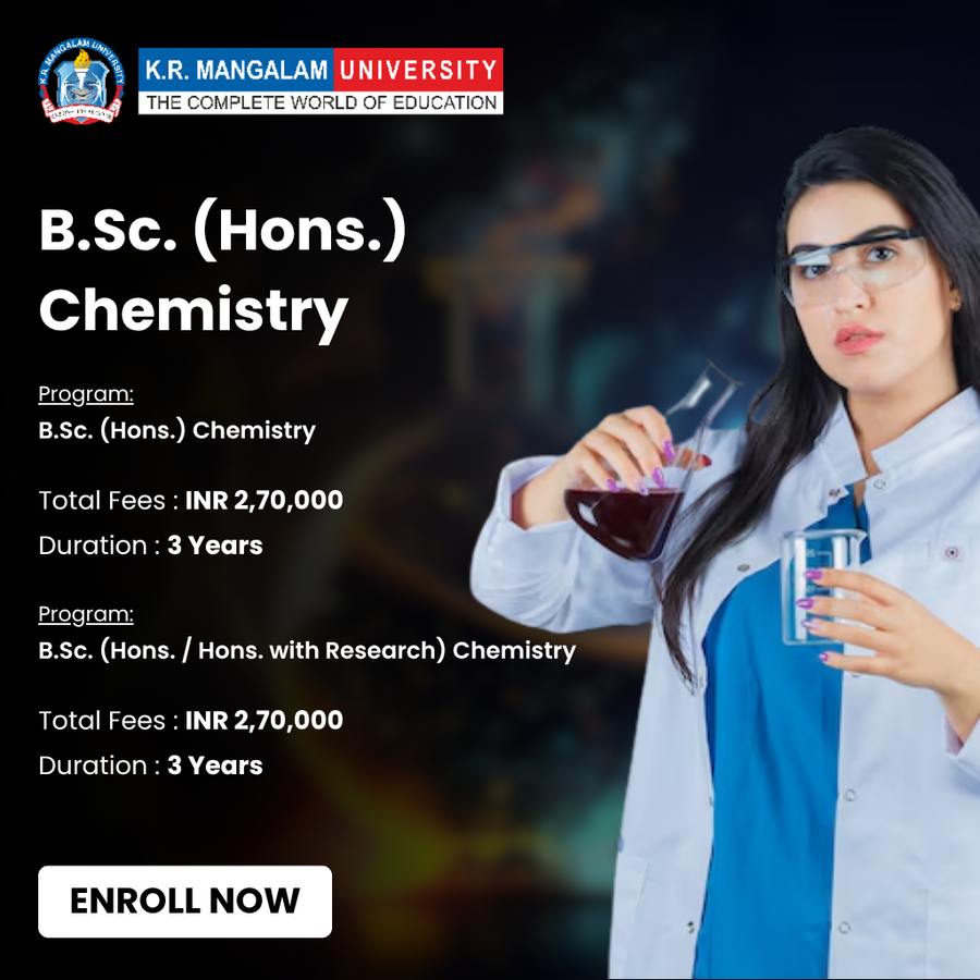 B.Sc. (Hons.) Chemistry at K.R. Mangalam University, Haryana - Other