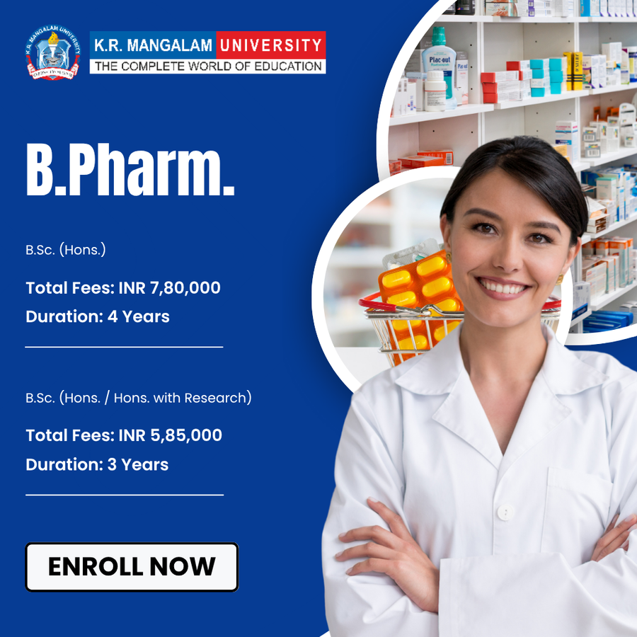 B.Pharm. at K.R. Mangalam University, Haryana - Other