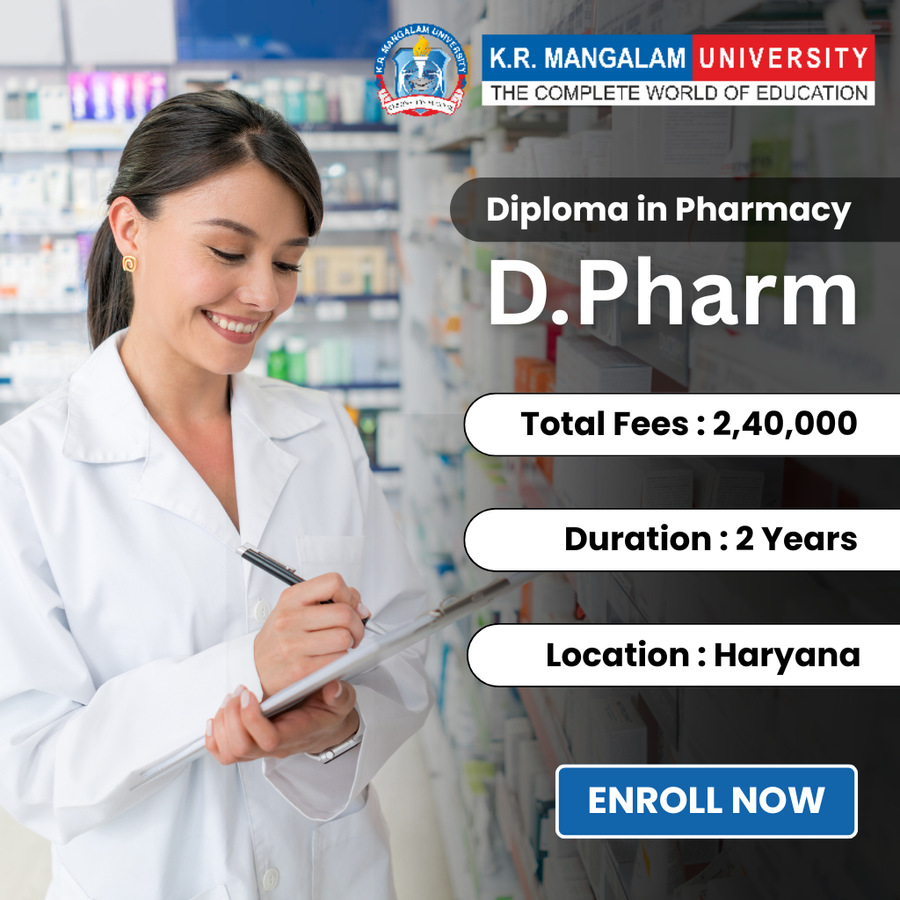 D.Pharm. at K.R. Mangalam University, Haryana - Other