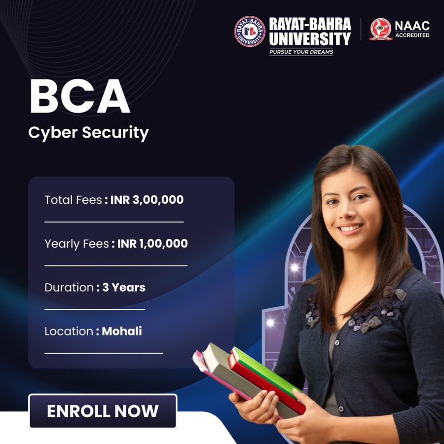 BCA (Cyber Security) at Rayat Bahra University, Mohali
