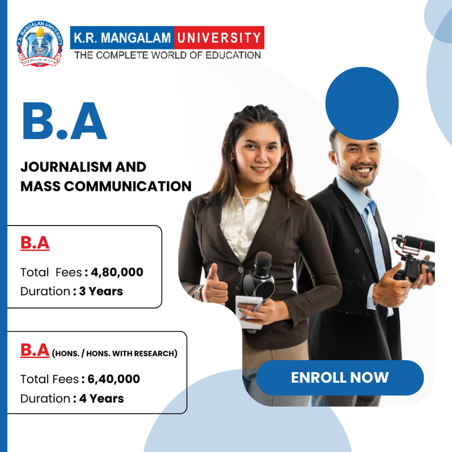 BA in Journalism And Mass Communication at K.R. Mangalam University, Haryana - Other