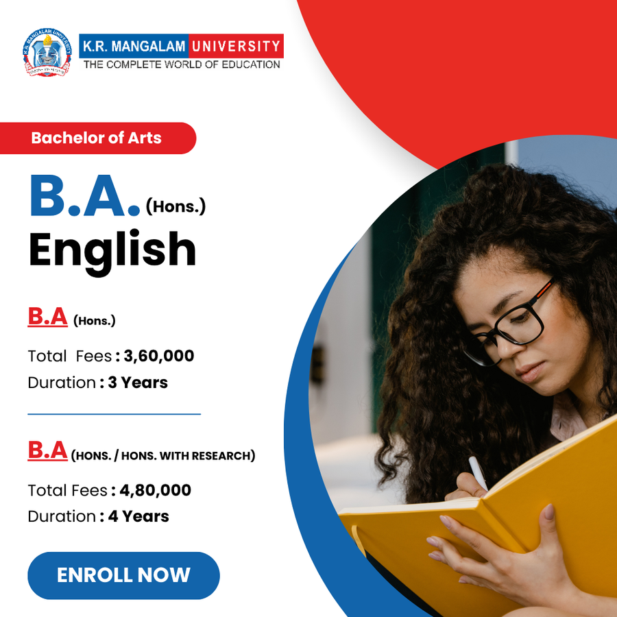 B.A. (Hons.) English at K.R. Mangalam University, Haryana - Other