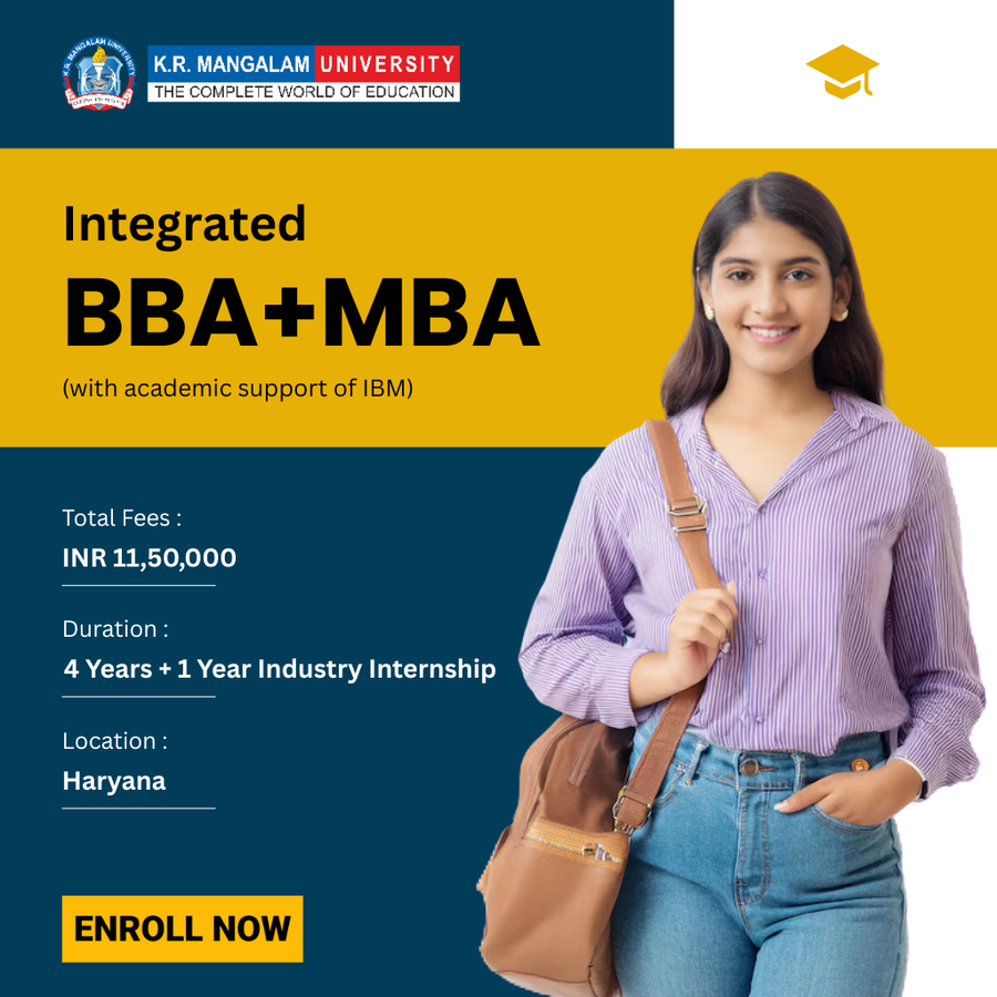 Integrated BBA + MBA with IBM at K.R. Mangalam University, Haryana - Other