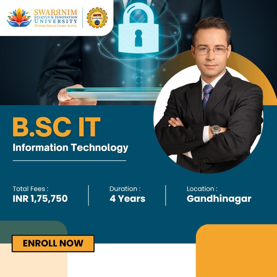B.Sc IT at Swarrnim Startup and Innovation University, Gandhinagar