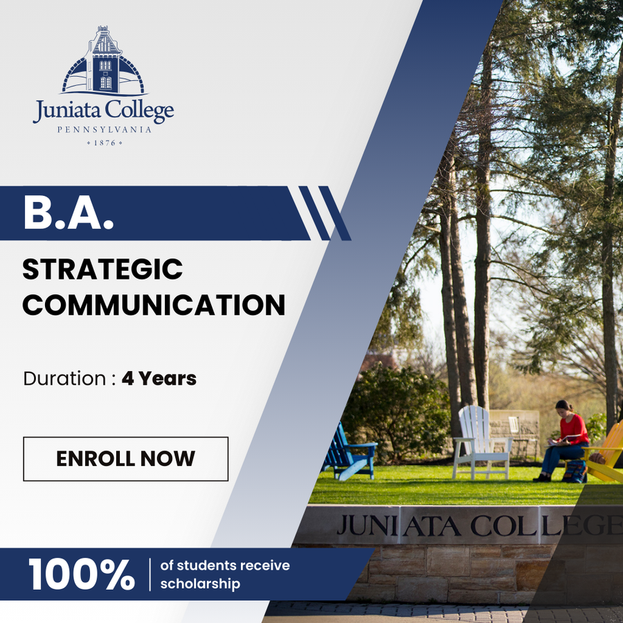B.A. in Strategic Communication at Juniata College, United States