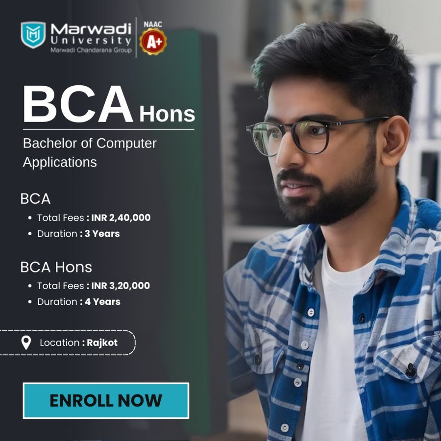 BCA at Marwadi University, Rajkot