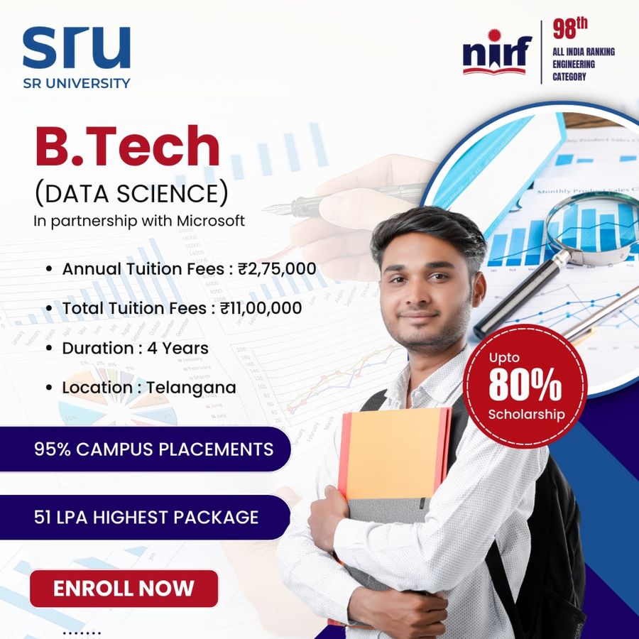 B.Tech. in CSE (Data Science) with Microsoft at SR University, Telangana - Other
