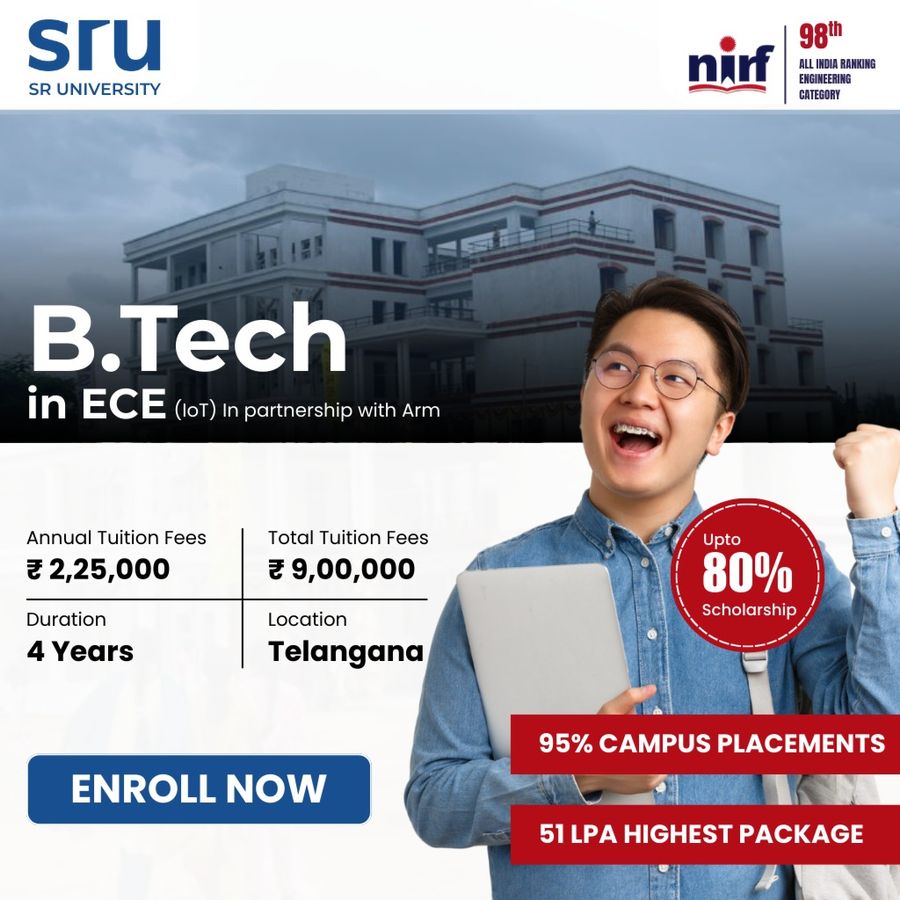 B.Tech. in ECE (IoT) with Arm at SR University, Telangana - Other
