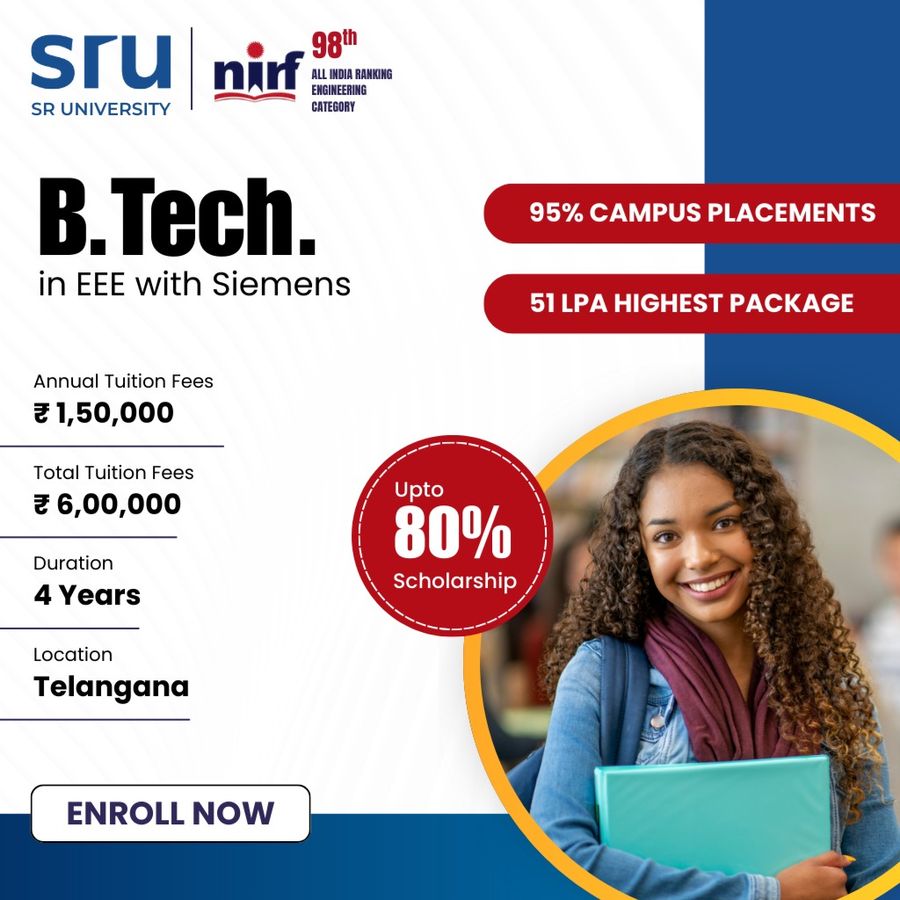 B.Tech. in EEE with Siemens at SR University, Telangana - Other