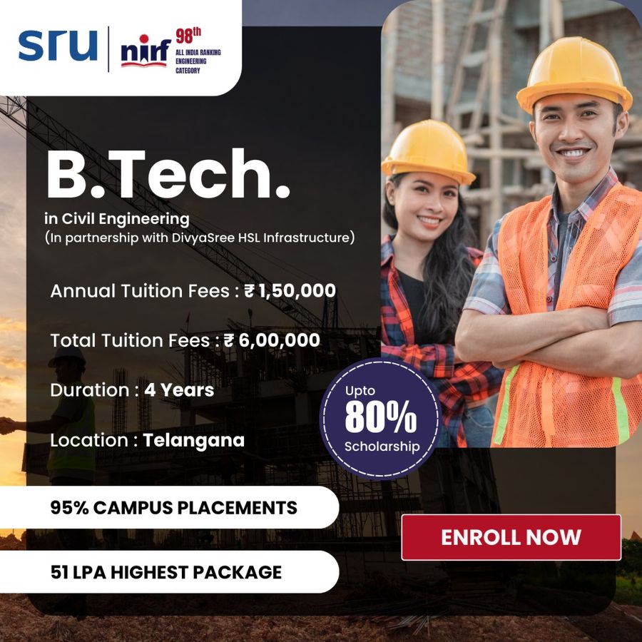 B.Tech. in Civil Engineering at SR University, Telangana - Other
