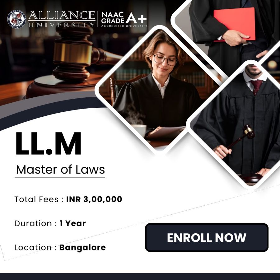LL.M at Alliance University, Bengaluru/Bangalore